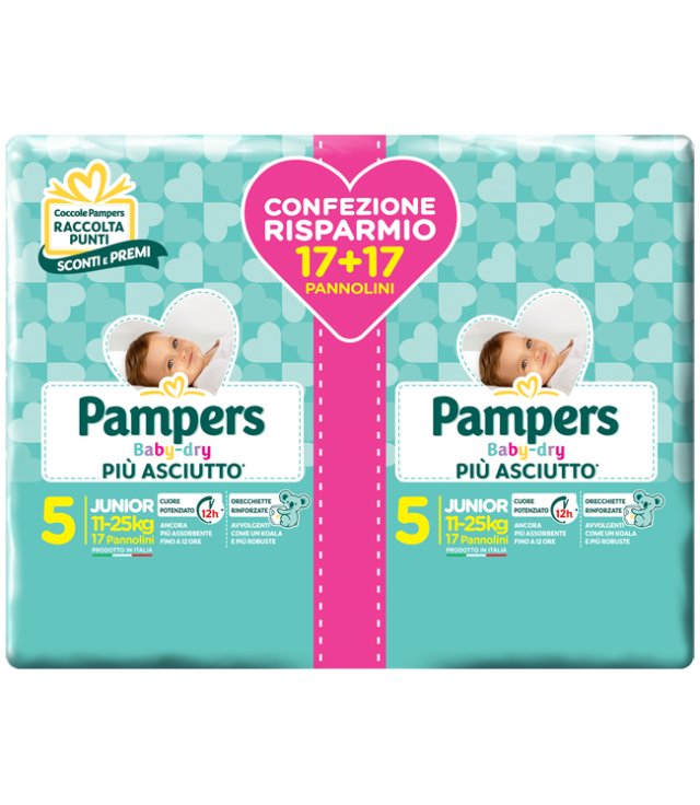 PAMPERS B/DRY JUNIOR 11-25KGX34 PAMPERS B/DRY JUNIOR 11-25KGX34