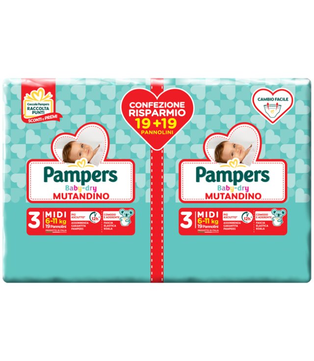 PAMPERS BD MUT DUODWCT MIDI38P