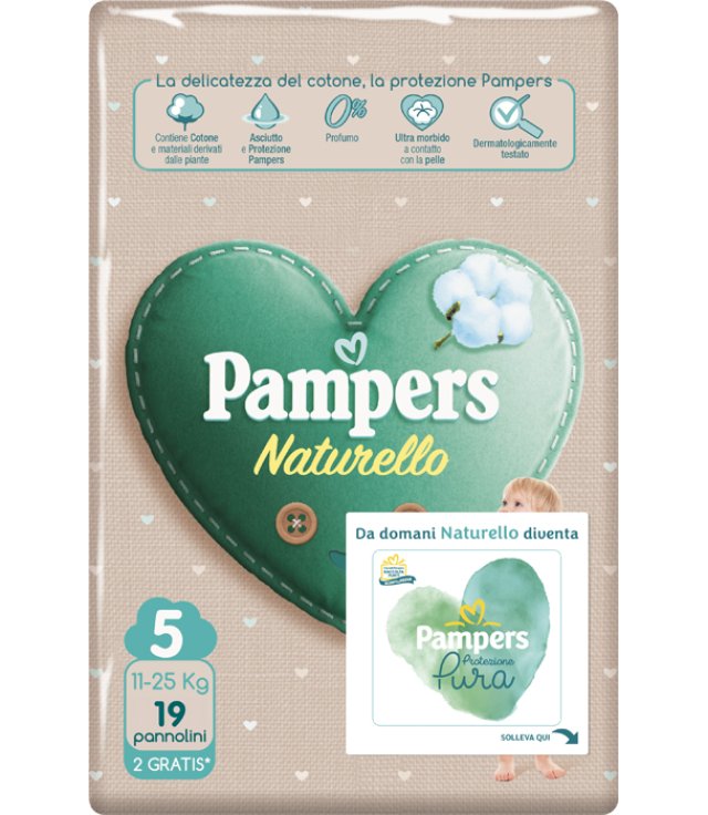 PAMPERS NATUR JUNIOR CP 17PZ+2