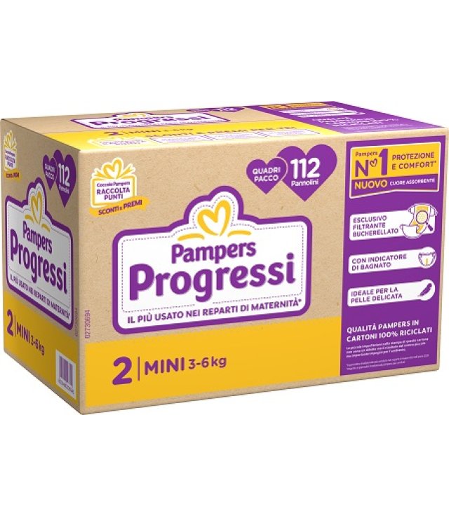 PAMPERS PROGRESSI MINI 60PZ