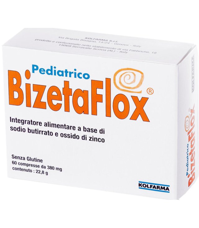 BIZETAFLOX PEDIATRICO 60 COMPRESSE