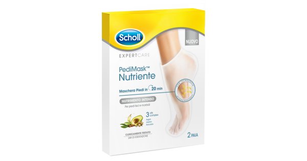 Dr. Scholl Pedimask Nährstoff-Fußmaske Mit 3 Ölen – 2 Paar, Für Weiche, Gepflegte Füße