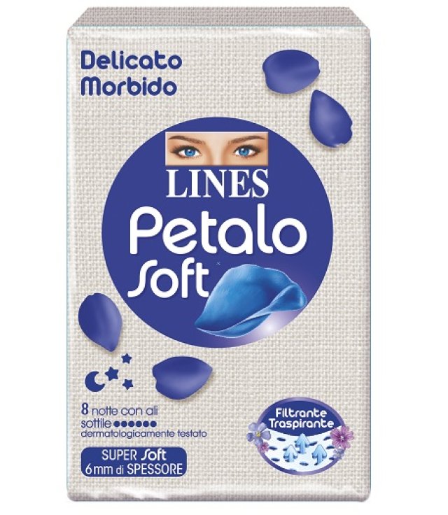 LINES PETALO SOFT NOTTE 8PZ LINES PETALO SOFT NOTTE 8PZ