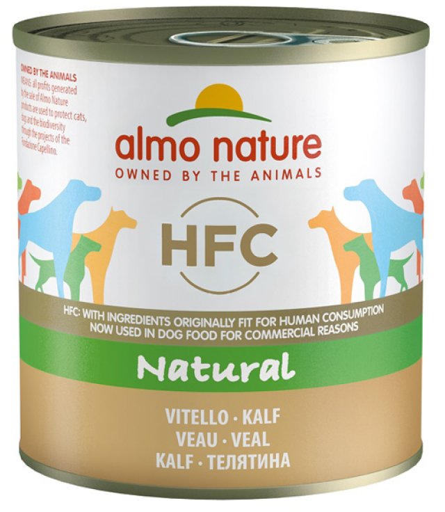 ALMO DOG NATURE 290 GR VITELLO ALMO DOG NATURE 290 GR VITELLO