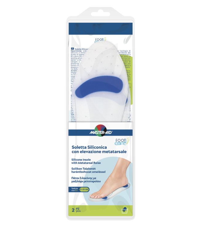 MASTER-AID FOOT CARE SOLETTA SILICONICA SMALL 37-38 EU ELEVMETATARSO