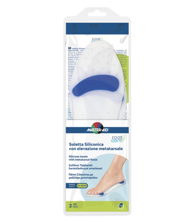 MASTER-AID FOOT CARE SOLETTA SILICONICA XL 43-44 EU ELEV METATARSO