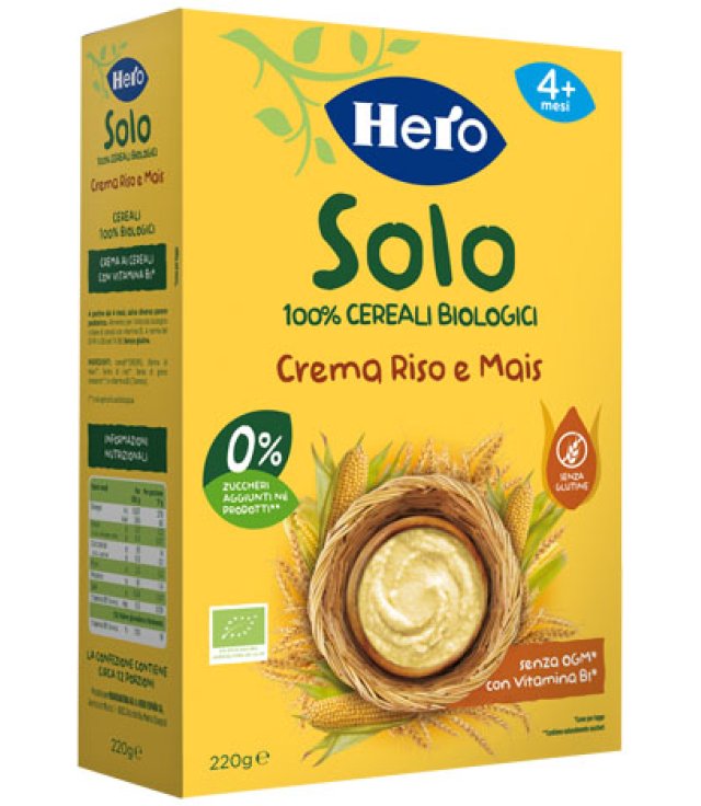 HERO SOLO CREMA RISO/MAIS 220G
