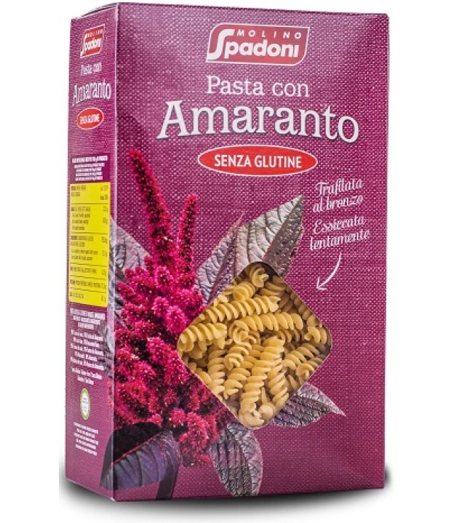 MOLINO SPADONI CON AMARANTO FUSILLI SENZA GLUTINE 500 G MOLINO SPADONI CON AMARANTO FUSILLI SENZA GLUTINE 500 G