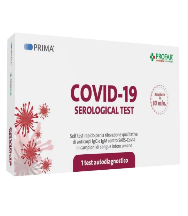 PROFAR TEST COVID-19 SIEROLOGICO RILEVAZIONE QUALITATIVA ANTICORPI IGG IGM 1 PEZZO