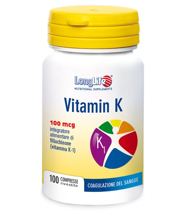 LONGLIFE VITAMIN K 100MCG 100 COMPRESSE