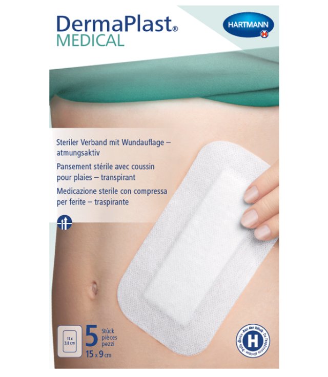 DERMAPLAST MED.POSTOP. 15  X9X 5