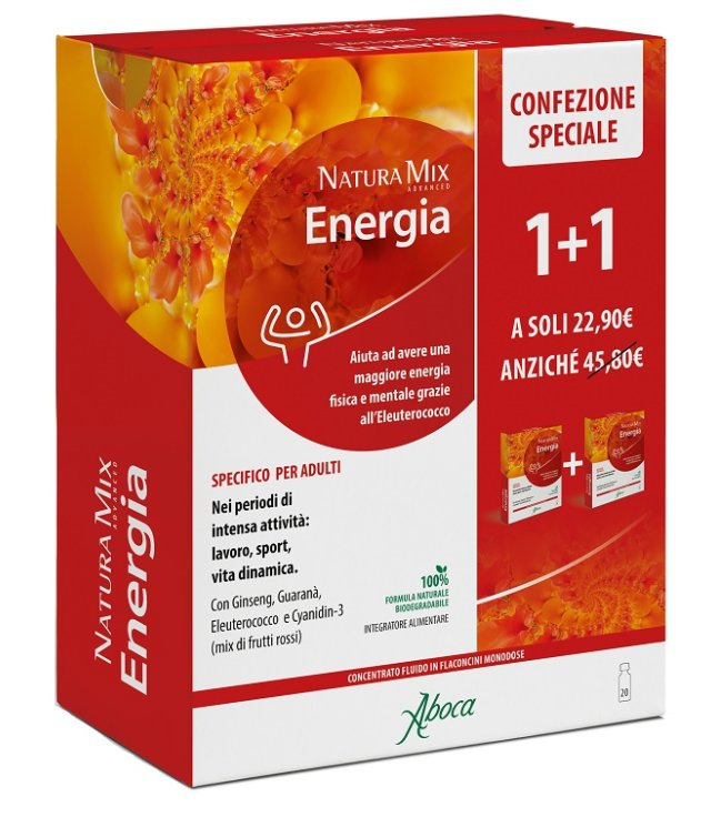 NATURA MIX ADVANCED ENERGIA 10 + 10 FLACONCINI CONFEZIONE SPECIALE