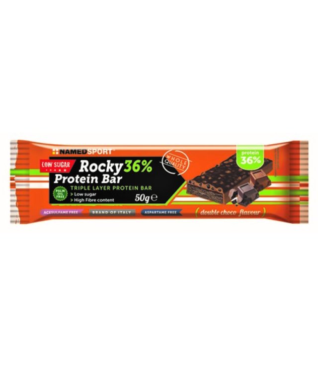 ROCKY 36% PROT BAR DOUB CH 50G