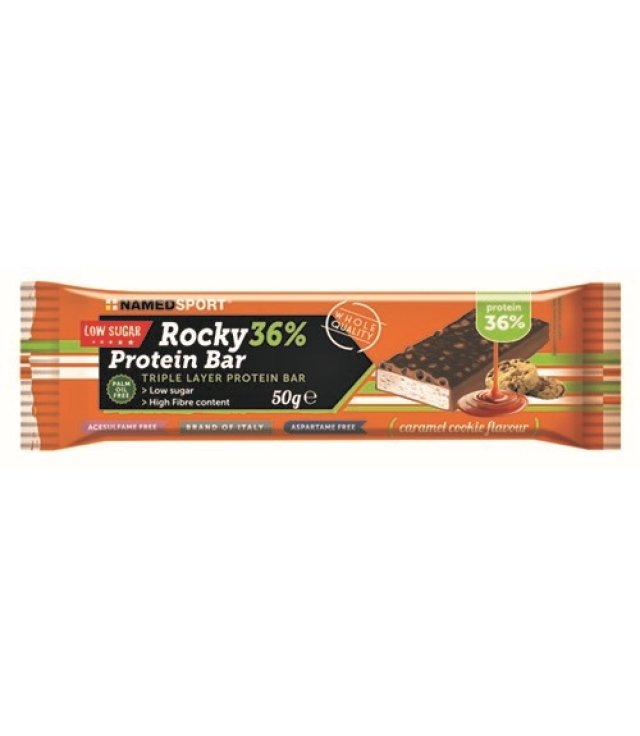 ROCKY 36% PROT BAR CARAMEL 50G