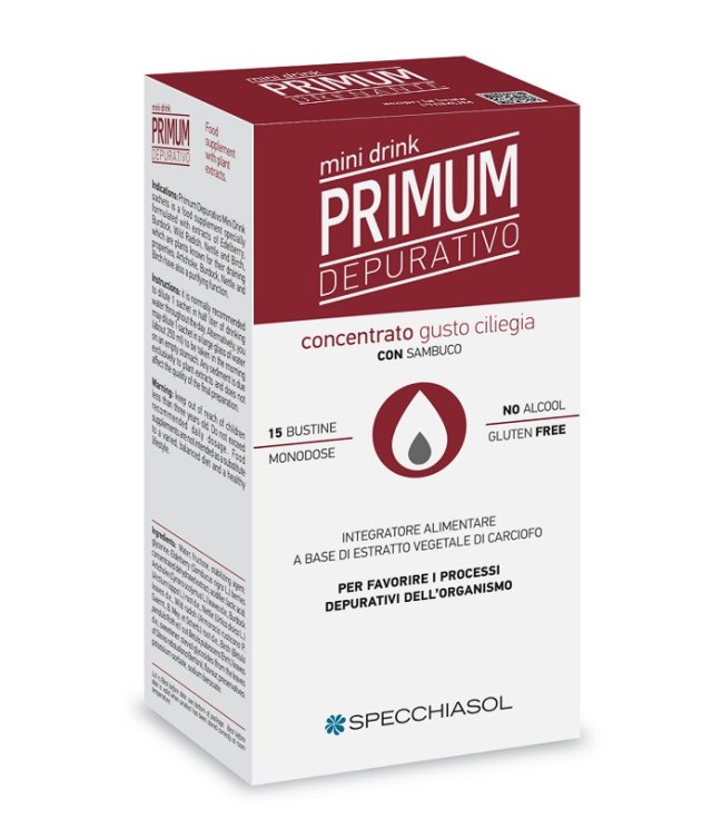 PRIMUM DEPURATIVO MINIDRINK CILIEGIA 15 STICK DA 10 ML