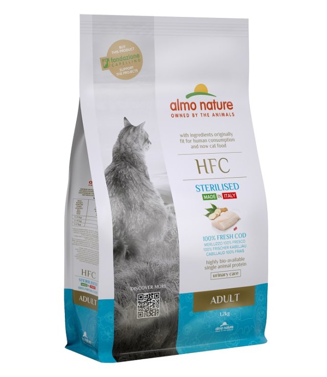 V ALMO CAT STERIL MERLUZZO 1,2KG V ALMO CAT STERIL MERLUZZO 1,2KG