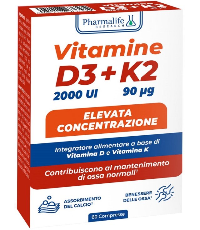 VITAMINE D3+K2 60CPR