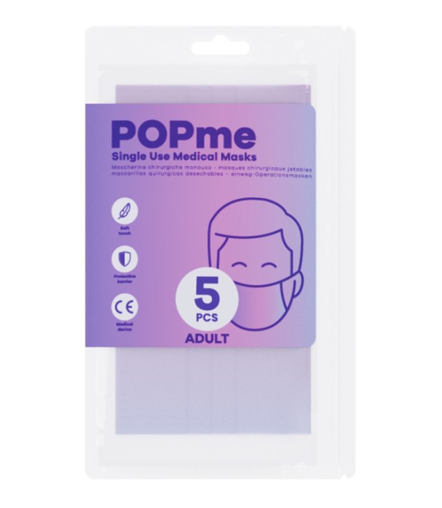POPME MASK CHIR LAVENDER 5PZ