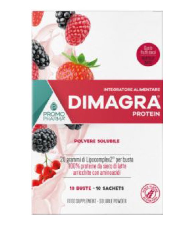 DIMAGRA PROTEIN RED FRUIT 10 BUSTINE