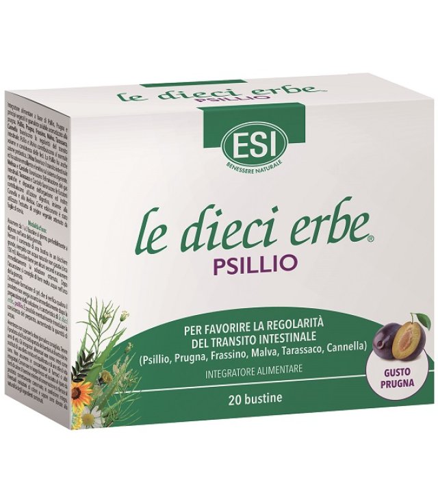 ESI LE DIECI ERBE PSILLIO 20 BUSTINE 5,6 G