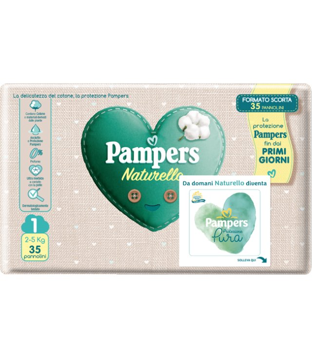 PAMPERS NATURELLO NEWBORN 35PZ