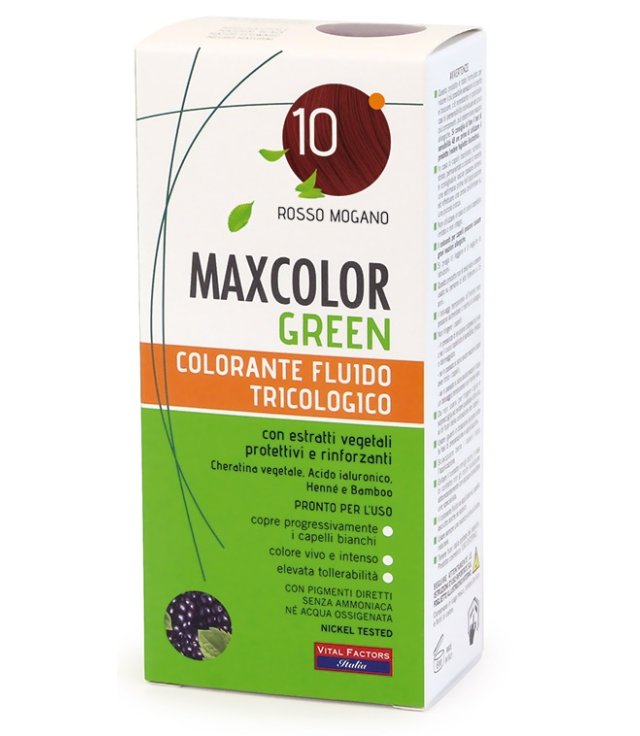 MAX COLOR GREEN 10 ROSSO MOG