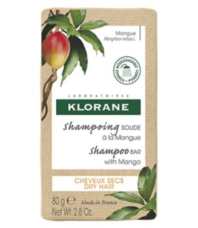 KLORANE SHAMPOO SOLIDO MANGO 80 G