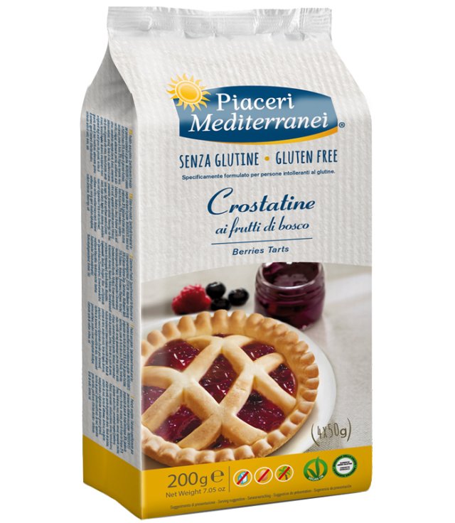 PIACERI MEDIT CROSTATINA FRUTTI DI BOSCO 4 PEZZI 50 G