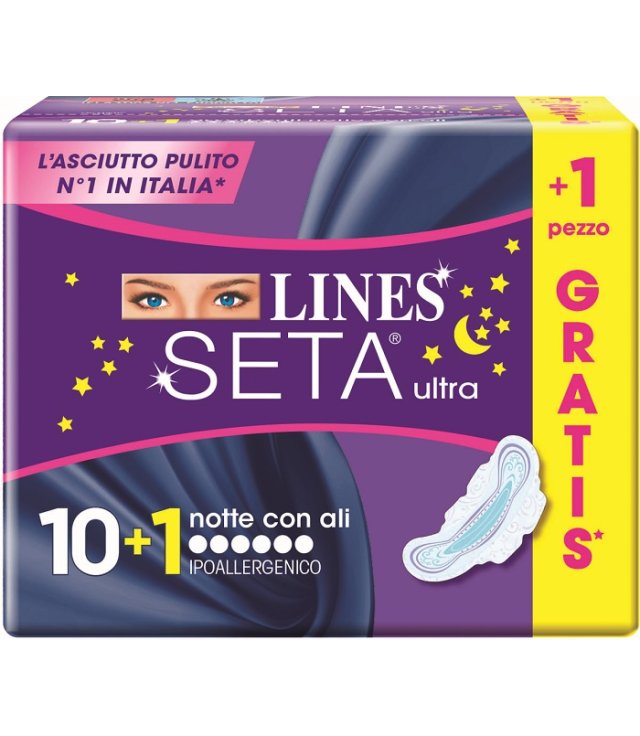 LINES SETA ULTRA NOTTE 10+1PZ LINES SETA ULTRA NOTTE 10+1PZ