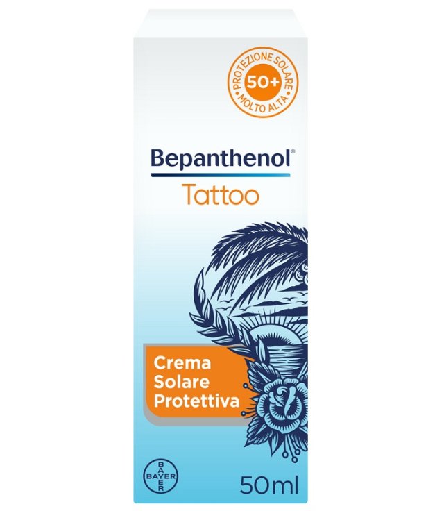 BEPANTHENOL TATTOO CREMA SOLARE PROTETTIVA SPF50+ 50 ML