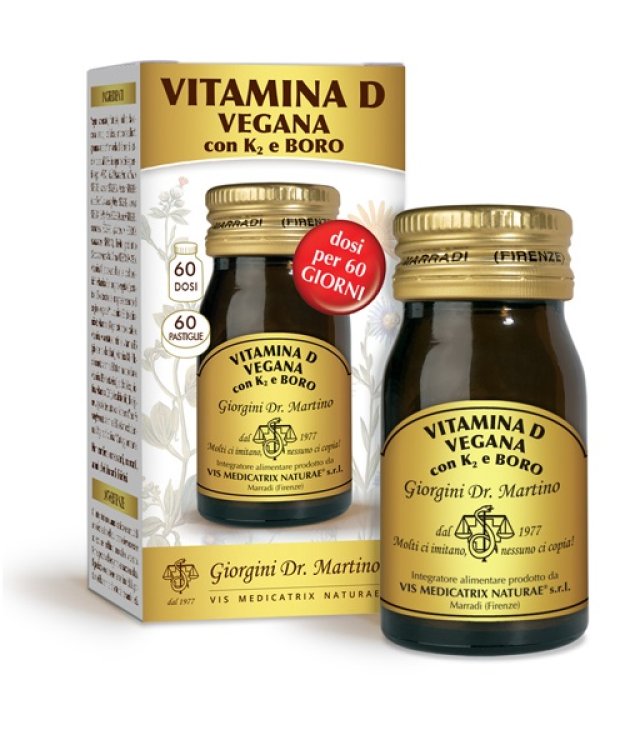 VITAMINA D VEGANA K2+BORO60PAS