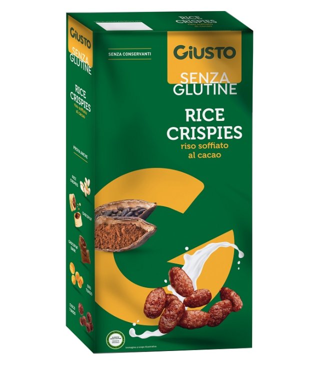 GIUSTO RICE CRISP CACAO   250GR      S/G