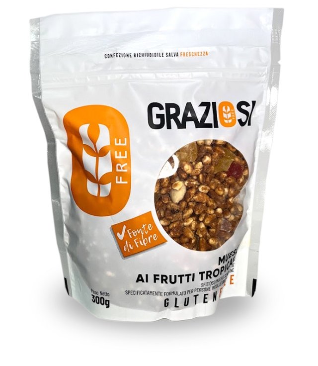 MUESLI FRUTTI TROPICALI S/GL300G MUESLI FRUTTI TROPICALI S/GL300G