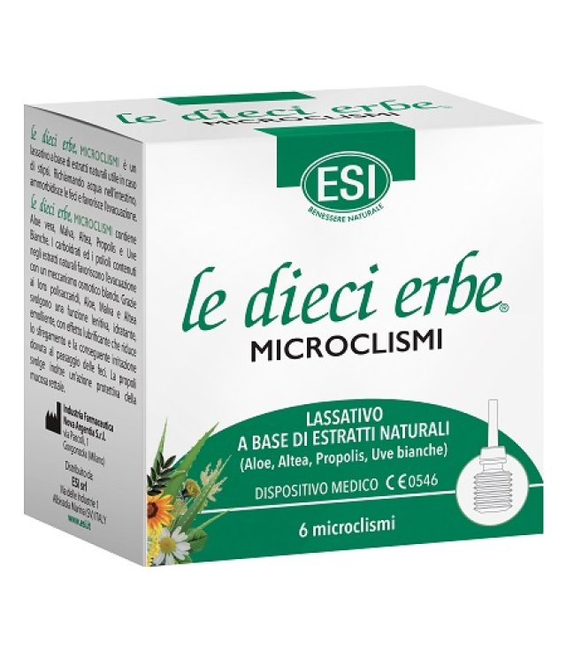 ESI LE DIECI ERBE MICROCLISMI 6 PEZZI