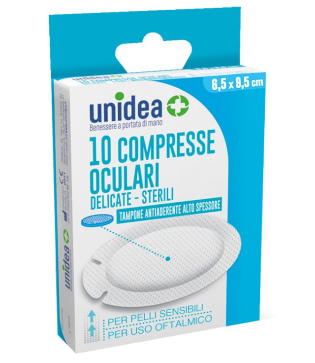 UNIDEA COMPR OCUL 9,5X6,5  73     10PZ