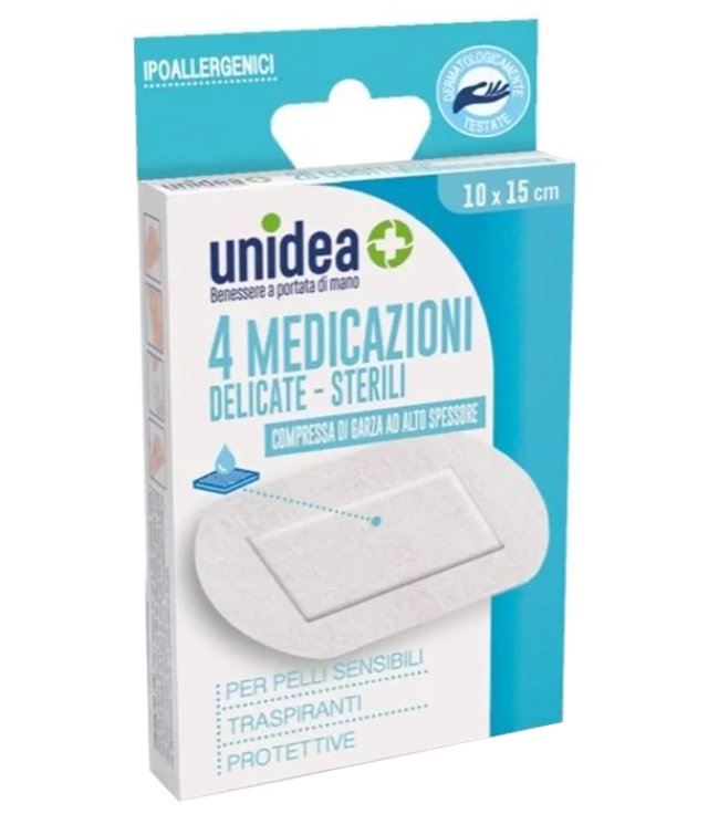 UNIDEA MEDIC ST TNT 52   10X15   4 PZ