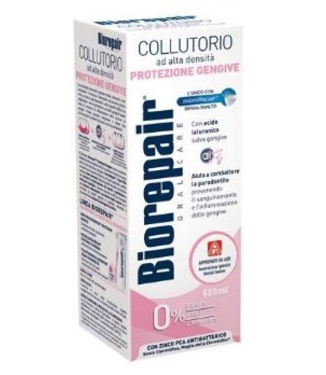 BIOREPAIR ORAL CARE CON ANTIBATTERICO COLLUTORIO AD ALTA DENSITA' PROTEZIONE GENGIVE 500 ML