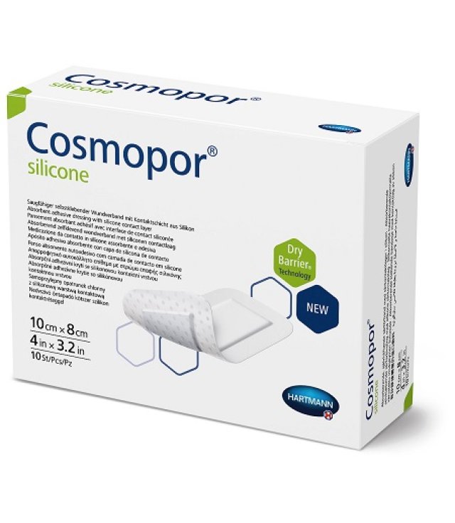 COSMOPOR SILICONE MED.  10X8 X10
