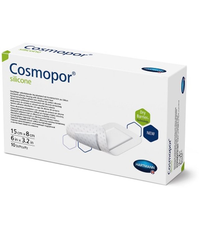 COSMOPOR SILICONE MED.  15X8 X10