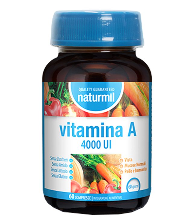 NATURMIL VITAMINA A 4000 60CPR NATURMIL VITAMINA A 4000 60CPR