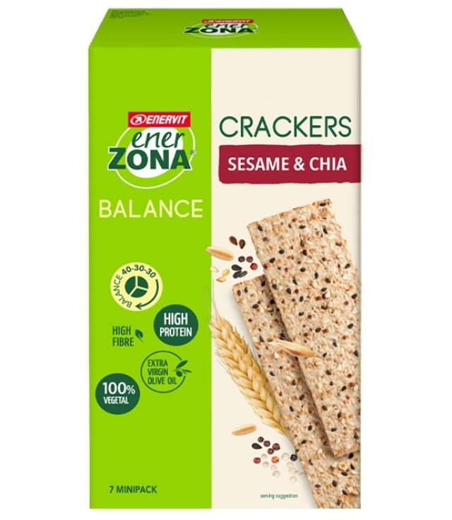 ENERZONA CRACKERS SESAME & CHIA 25 G