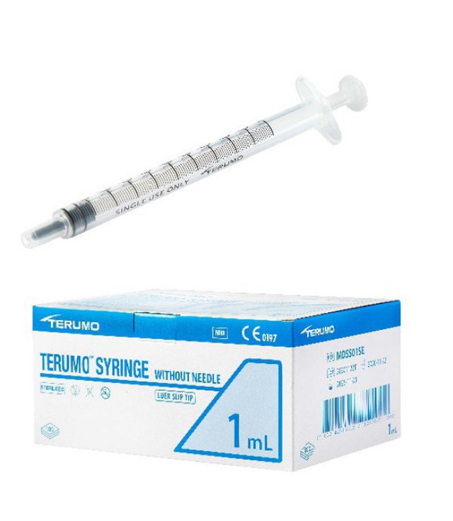 TERUMO SIR 1ML S/AGO       100PZ