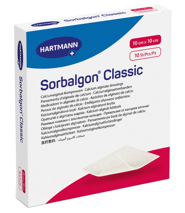 SORBALGON MED.ALGINATO 10X10 X10