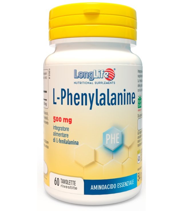 LONGLIFE L-PHENYLALANINE 500 MG 60 TAVOLETTE