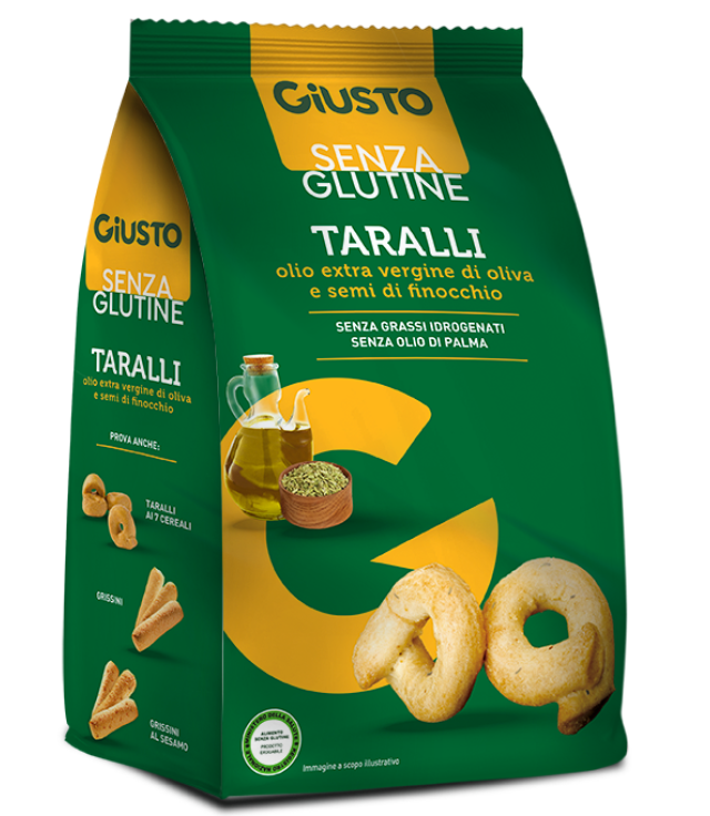 GIUSTO TARALLI FINOCCHIO  175GR      S/G