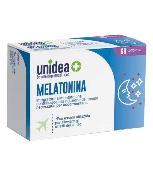 UNIDEA MELATONINA 105         1MG  60CPR