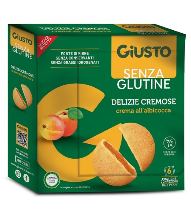 GIUSTO DELIZIE CREMOS ALB 30GR   6PZ S/G