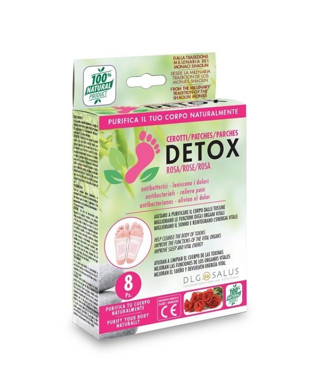 CEROTTI DETOX PIEDI ROSA 8PZ