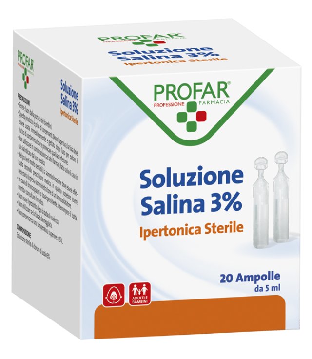 PROFAR SOLUZ IPERT 3%     5ML    20  PZ