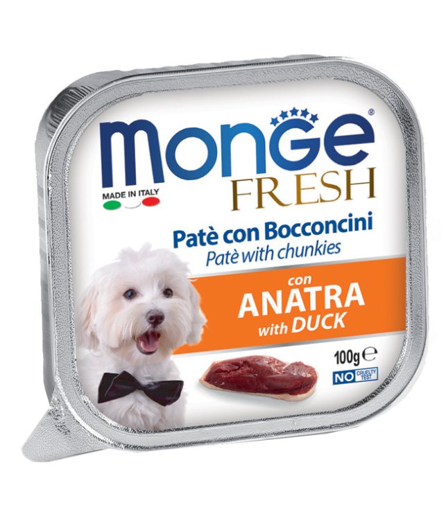 MONGE DOG FRESH ANATRA PATE'
